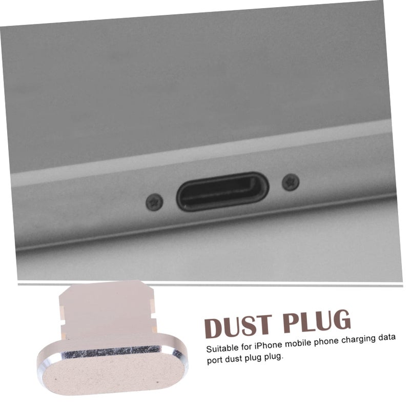 6pcs USB C Port Cleaner Dust Plugs Protector Caps for Phone Charging Port Black - Image 5
