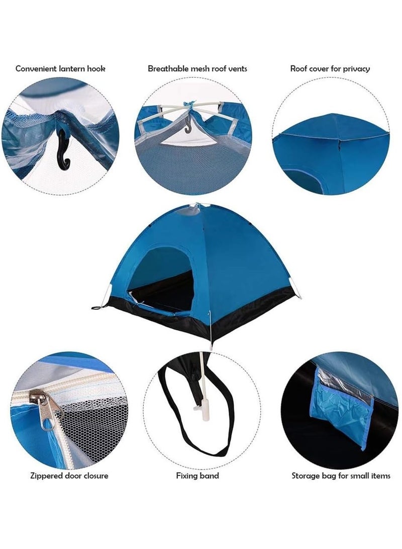 RollsTimi  Portable Blue Tent Automatic Pop Up 1.85kg - Image 3