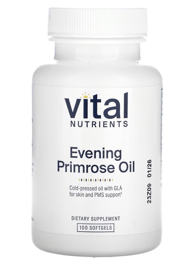 Vital Nutrients Evening Primrose Oil  100 Softgels - Image 1