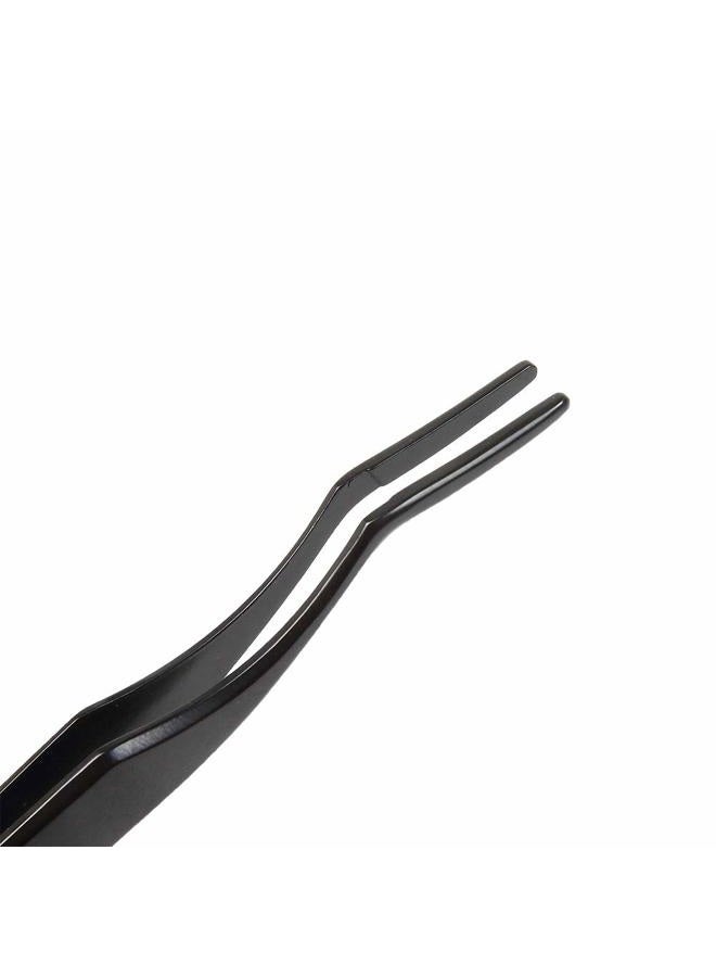 FEITA (Black) - False Eyelash Applicator - Professional Curved Eyelashes Extension Tweezer for Easy Lashes Application and Removal - Black - 1Pc - Image 4