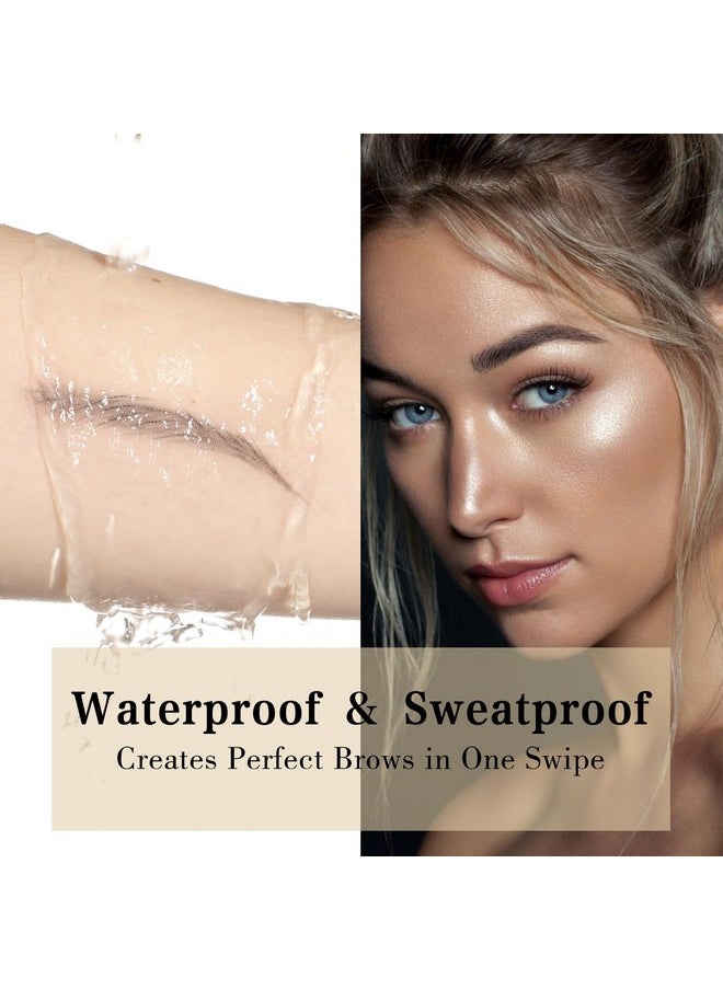 FOCALLURE - Eyebrow Pencil,Dual-Sided Brow Brush,Long Lasting & Smudge Proof Definer Eye Brow Pen Makeup,Retractable,Ultra Fine Tip,Fills In Sparse Areas And Gaps,Blonde - Image 1