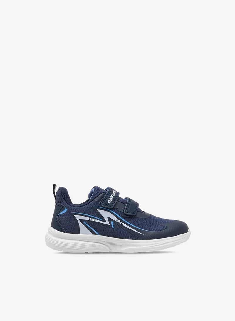 Oaklan by Shoexpress NAVY Panelled Sports Shoes With Hook And Loop Closure  | Best Price UAE