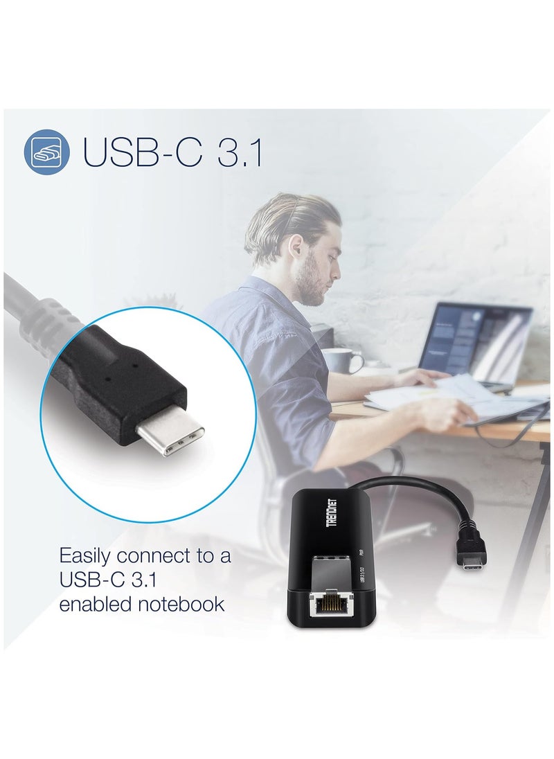 Trendnet - TUC-ET5G USB-C 3.1 to 5GBASE-T Ethernet Adapter - Image 1