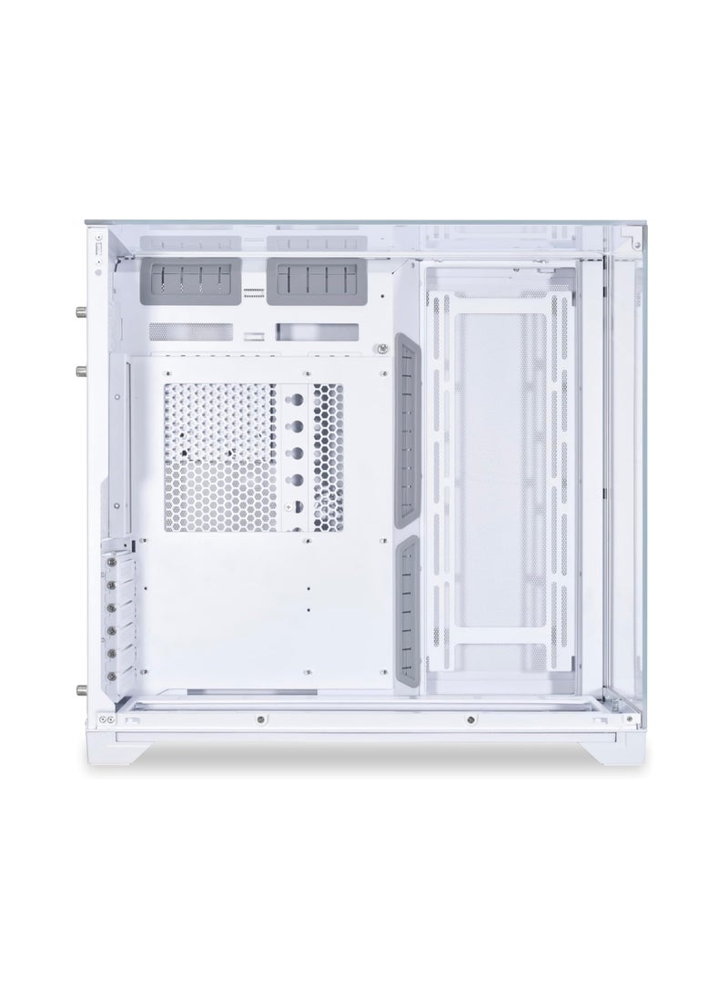 Lian Li O11 Vision ATX Mid Tower Computer Case- WHITE