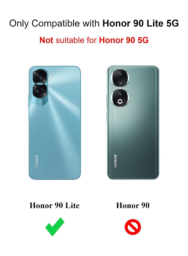 حافظة لهاتف Honor 90 Lite غطاء شفاف مقاوم للصدمات ومرن من مادة TPU غطاء شفاف مضاد للخدش حماية كاملة للكاميرا مصممة لهاتف Honor 90 Lite - Image 2