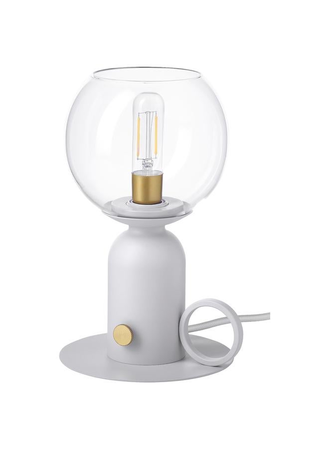 Zaboon Table lamp, dimmable light grey, 24 cm - Image 1