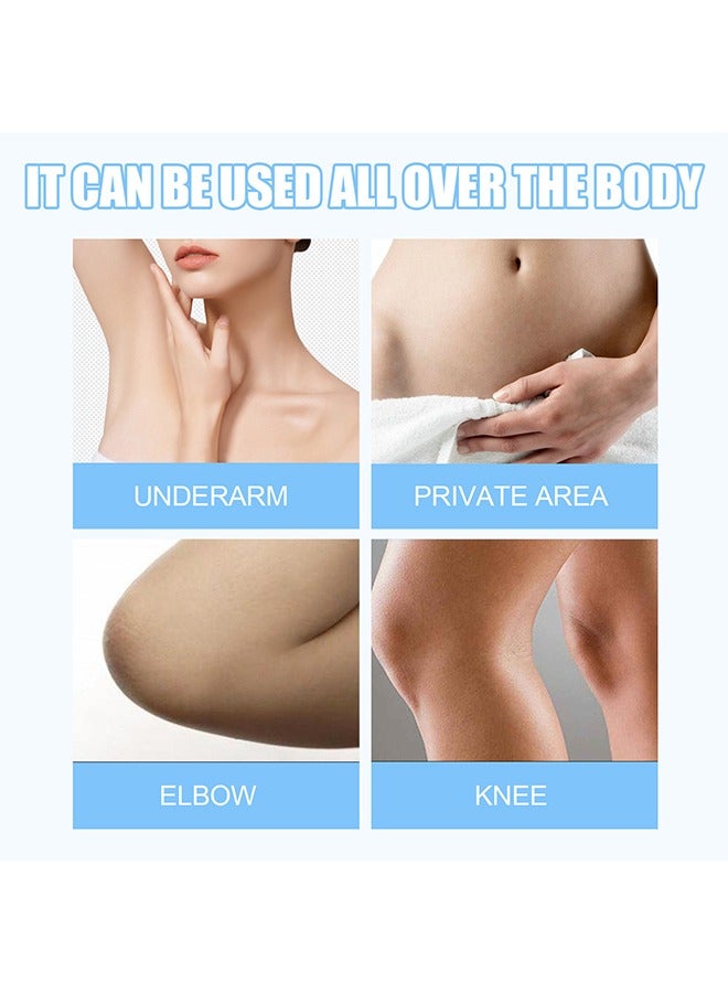 EELHOE Whitening Body Armpit Whitening Cream Legs Knees Private Parts Skin Whitening Cream, Body Skin Lightening Bleaching Cream for Moisturizing Body Lotion Brightening - Image 3