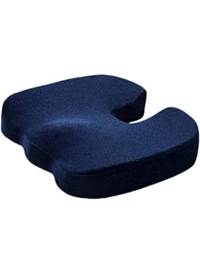 Memory foam desk cushion set – comfortable back and hip support to relieve pressure while sitting at the desk or in the car - Image 1