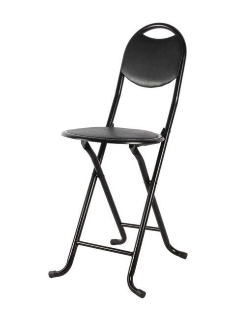 كرسي الصلاة من بكسل الأثاث قابل للطي وسهل الاستخدام والتنقل , باللون الأسود