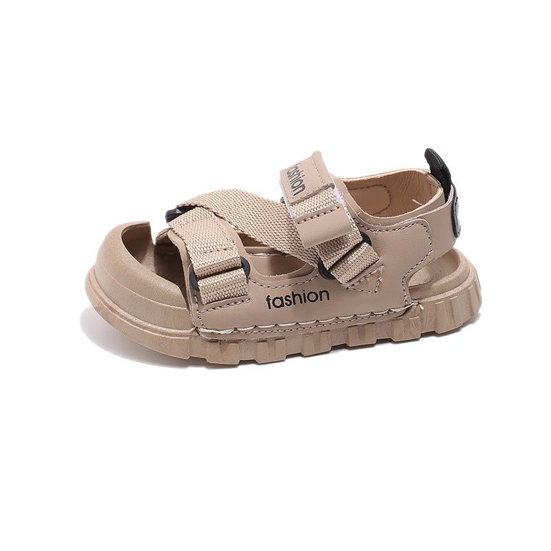 Boys Sandals 2025 Style Small And Medium-Sized Boys Baotou Children'S Shoes Children'S Summer Beach Shoes Anti-Slip And Anti-Kick - Image 1