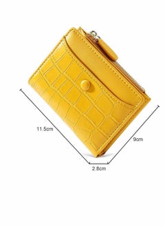 KASTWAVE Small Purses for Women Fashion Stone Pattern Girls Wallet Thin and Light Card Holder Organizer (Black)  - Image 4