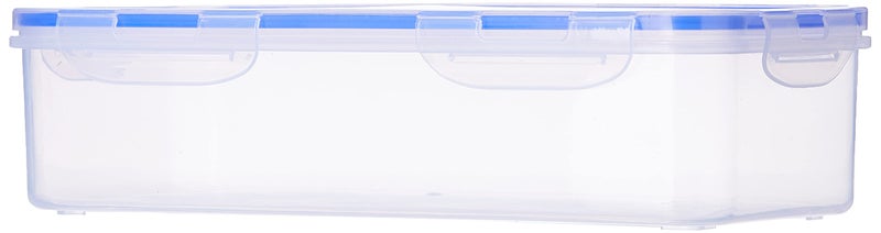 Aristo Lock & Fresh 332 Plastic Storage Container For Storing grains, pulses, rice, wheat etc- 2200 ML, Transparent Clear, large (32 x 15 x 8.5 cm) - Image 4