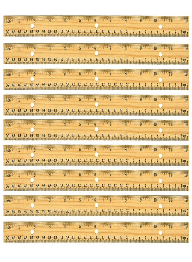 Geddes Raymond Geddes Home Office Wooden 12-Inch Ruler (Pack of 24) - Image 1