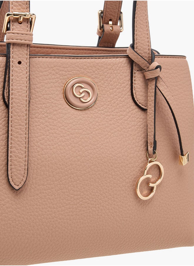 Celeste Solid Tote Bag with Double Handles and Detachable Strap  - Image 4