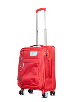 Skybags Vanguard Cabin-20 Inch Luggage with Anti Theft Zipper | TSA Lock| Smooth Dual Wheels| Wet Pouch for toiletries| Coral  - Image 2