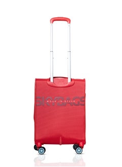 Skybags Vanguard Cabin-20 Inch Luggage with Anti Theft Zipper | TSA Lock| Smooth Dual Wheels| Wet Pouch for toiletries| Coral  - Image 3