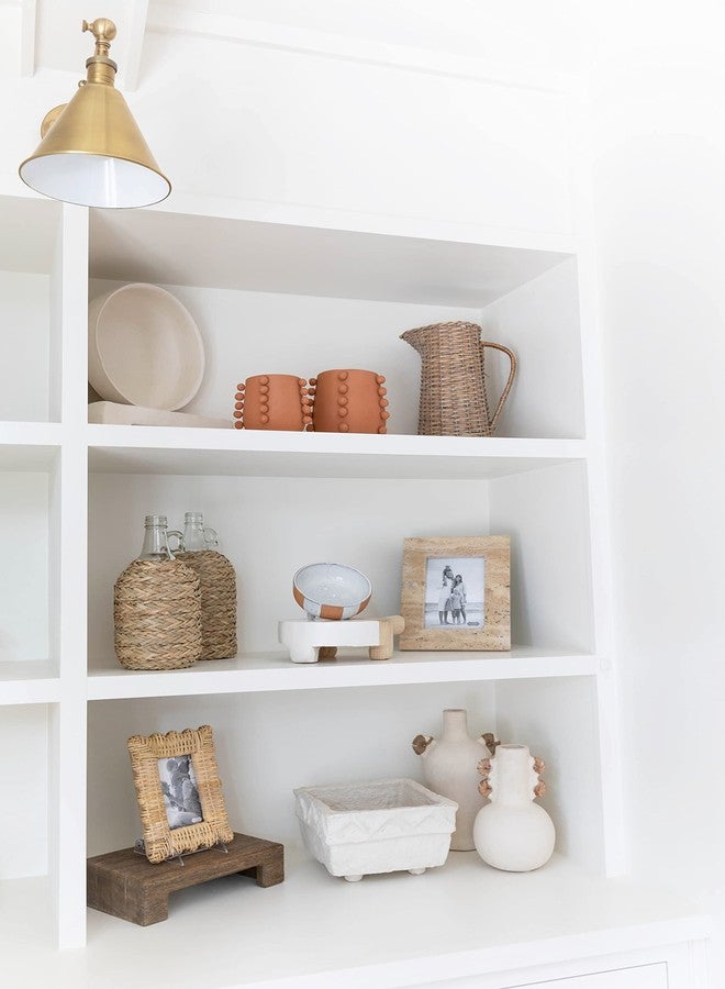 Mud Pie Terracotta Bead Vase, Small, 5" x 4" Dia - Image 4