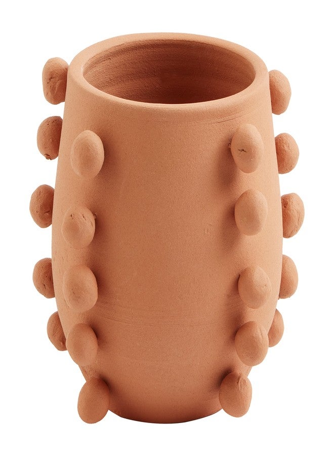 Mud Pie Terracotta Bead Vase, Small, 5" x 4" Dia - Image 1