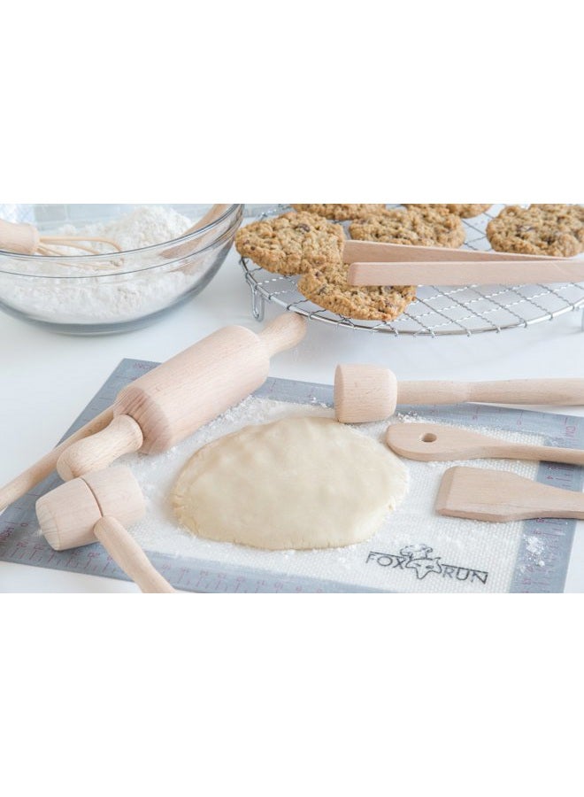 Fox Run Junior Cooking/Baking Tools Set, 8 x 3.25 x 3 inches, Brown - Image 5