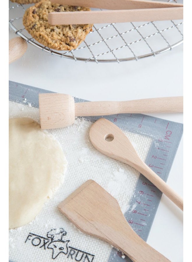 Fox Run Junior Cooking/Baking Tools Set, 8 x 3.25 x 3 inches, Brown - Image 4