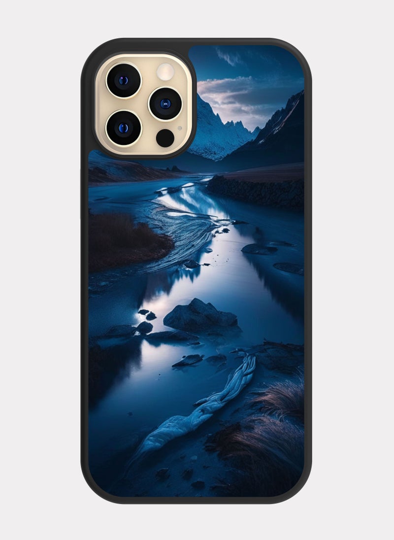 PXLAAT iPhone 12 Pro case cover Mountains Lake - Image 1