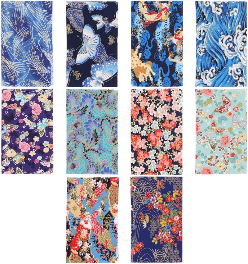 comfrt 10 Pcs Fabric Bundles Floral Quilting Patchwork Cotton Cloth for Quilting Sewing Crafting DIY Crafts - Image 1