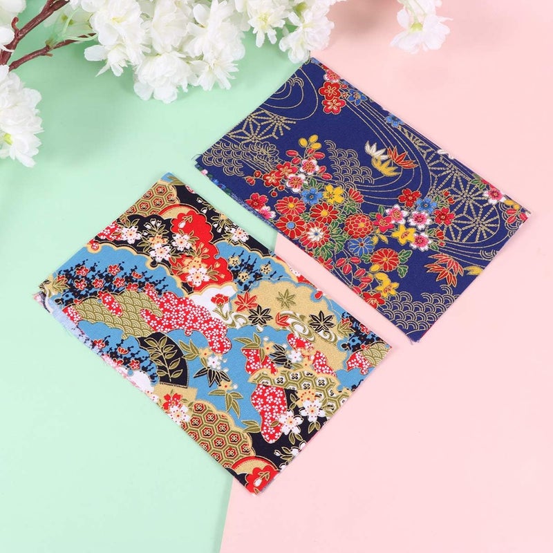 comfrt 10 Pcs Fabric Bundles Floral Quilting Patchwork Cotton Cloth for Quilting Sewing Crafting DIY Crafts - Image 2