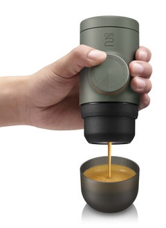 واكاكو MINIPRESSO GR2 - ماكينة إسبريسو محمولة للقهوة المطحونة، صديقة للبيئة، مصنوعة باستخدام الكتلة الحيوية، استخلاص قوي بقوة 18 بار، خفيفة الوزن للغاية، نظام خزان مياه متكامل  - Image 2