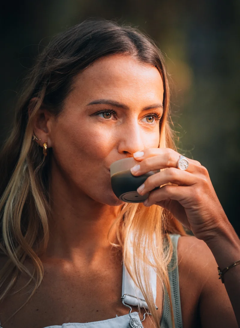 WACACO MINIPRESSO GR2 - Portable Espresso Machine for Ground Coffee, Eco-Friendly, Made Using Biomass, 18 Bar Powerful Extraction, Ultra Light Weight, Integrated Water Tank System