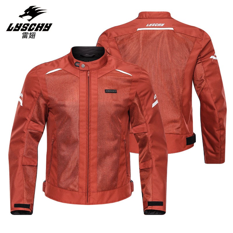 LYSCHY Motorcycle Riding Jacket Summer Mesh Breathable Protective - Image 5