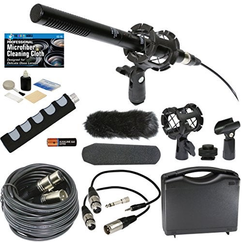 The Imaging World Professional Advanced Broadcast Microphone and accessories Kit for For Interviews, Film Shoots and Promo Videos, Mounts to Stand, Pole, Tripod, or Camera - Image 5