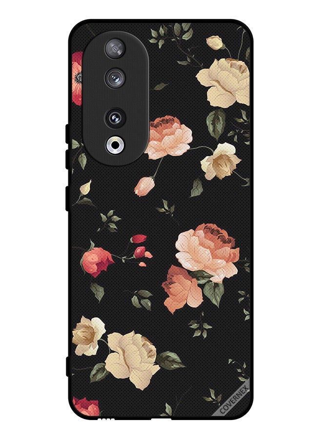 Covernex Protective Case Cover For Honor 90 Flower Art Wallpaper - Image 1