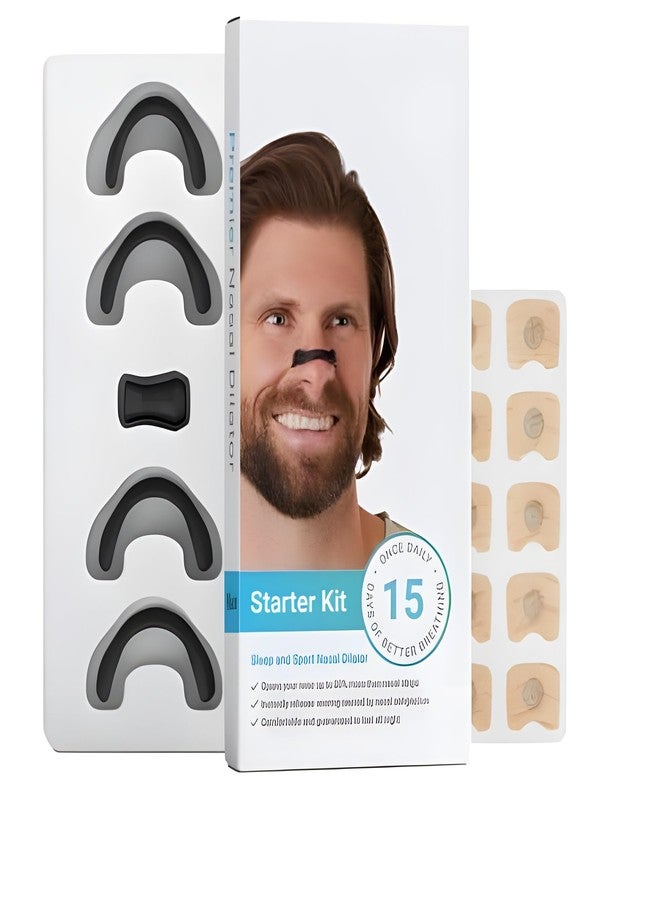 SANTALON Magnetic Nasal Strips for Breathing | Anti Snoring Nose Clip | Skin Safe Sleep Nasal Strips | Nasal Dilators For Breathing | Instant Releif From Snoring | Snore Stopper | Anti Snoring Nose Clip For Men & Women [Pack Of 15] - Image 1