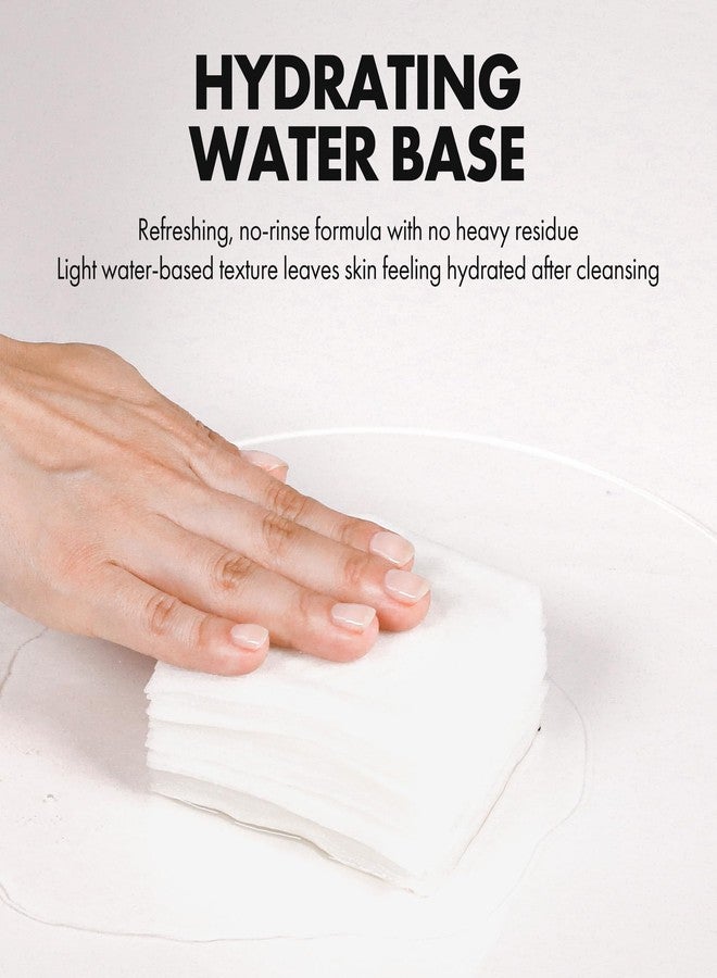 ELROEL No-Wash Oneshot Cleansing Tissue - Breathable and Highly Absorbent Makeup Remover Wipes with Hot Spring Water, Green Tea and Panthenol for All Skin Types - Korean Skin Care (10 Sheets, 1.6 Oz) - Image 5