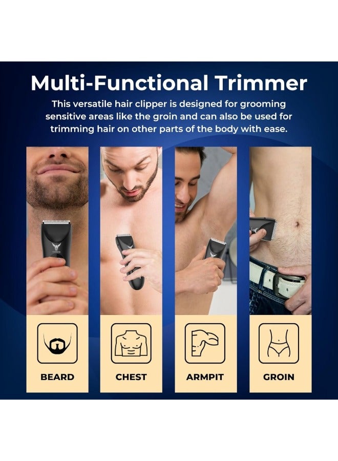 AAMSRAK Multi-Functional Rechargeable Grooming Hair Trimmer - Ceramic Blade | LED Spotlight | Cordless & Waterproof | Professional-Grade Clipper - Image 2