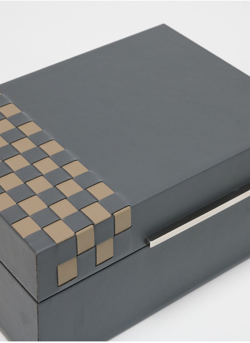 AL HUZAIFA FURNITURE Soleil Storage Box, Microfiber Leather  - Image 4