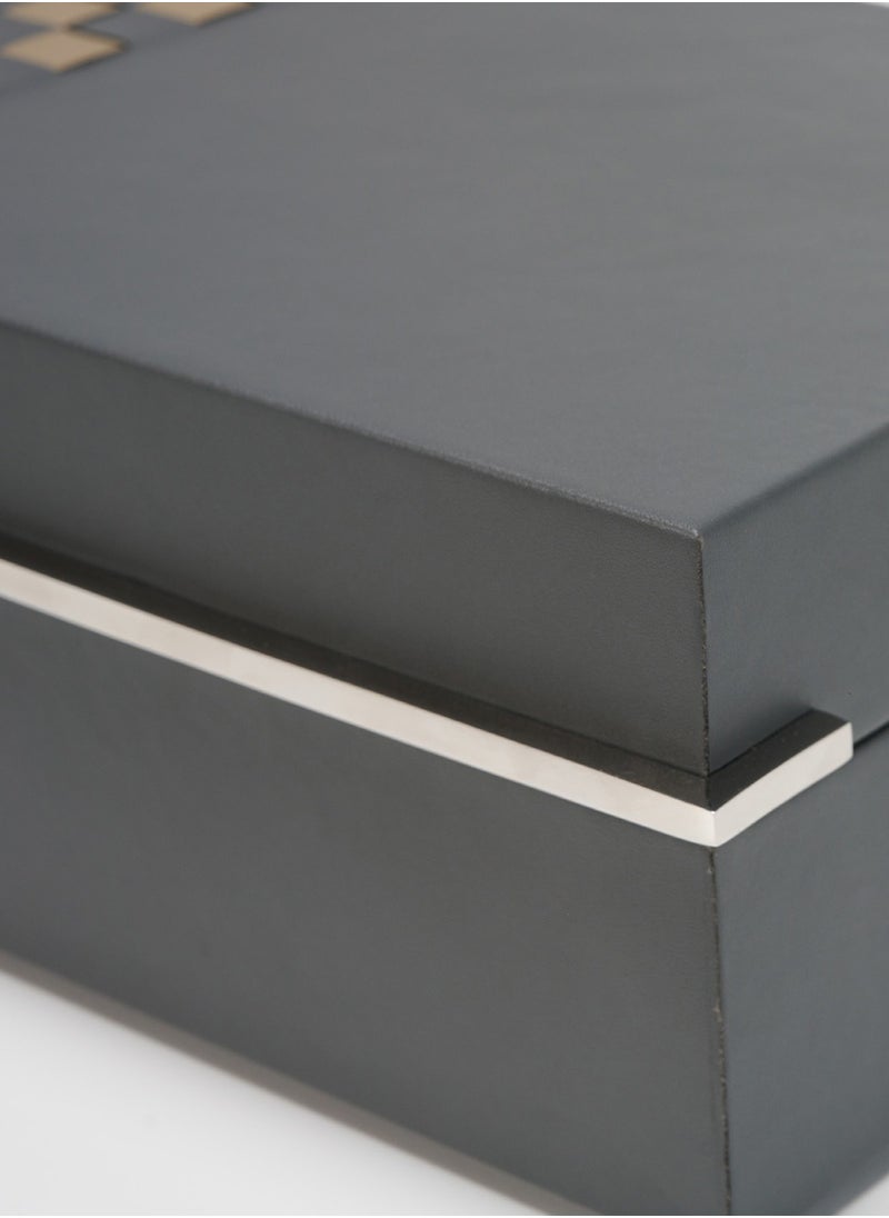 AL HUZAIFA FURNITURE Soleil Storage Box, Microfiber Leather  - Image 3