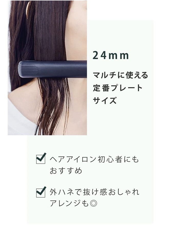 Salonia Salo Nia Double Ion Super Straight & Curl Hair Iron Pro Specification of 230 ℃ SL-004SW White
