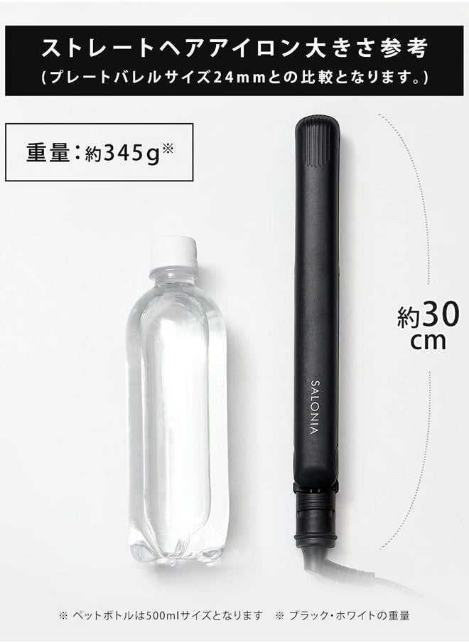 Salonia Salo Nia Double Ion Super Straight & Curl Hair Iron Pro Specification of 230 ℃ SL-004SW White