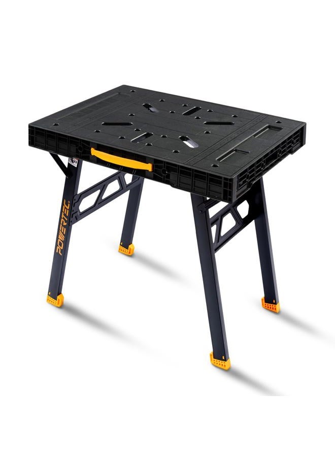 POWERTEC Portable Folding Worktable – Heavy-Duty Workbench with 33.5" x 24" Surface, 1650 lbs Load Capacity – Compact, Foldable Table for Woodworking, DIY, Garage & Jobsite Use (UT1014) - Image 1