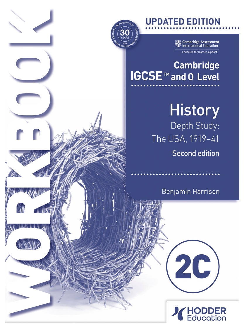 null - Cambridge IGCSE and O Level History Workbook 2C - Depth study: The United States, 1919–41 2nd Edition - Image 1