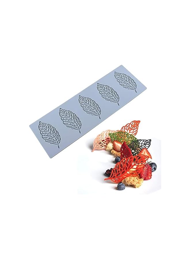 S-TOP Hollow Leaf Candy Mold, Chocolate Candy 3D Hollow Leaf Silicone Mold, Sugar Craft Cake Decoration, Cupcake Top, Polymer Clay - Image 2