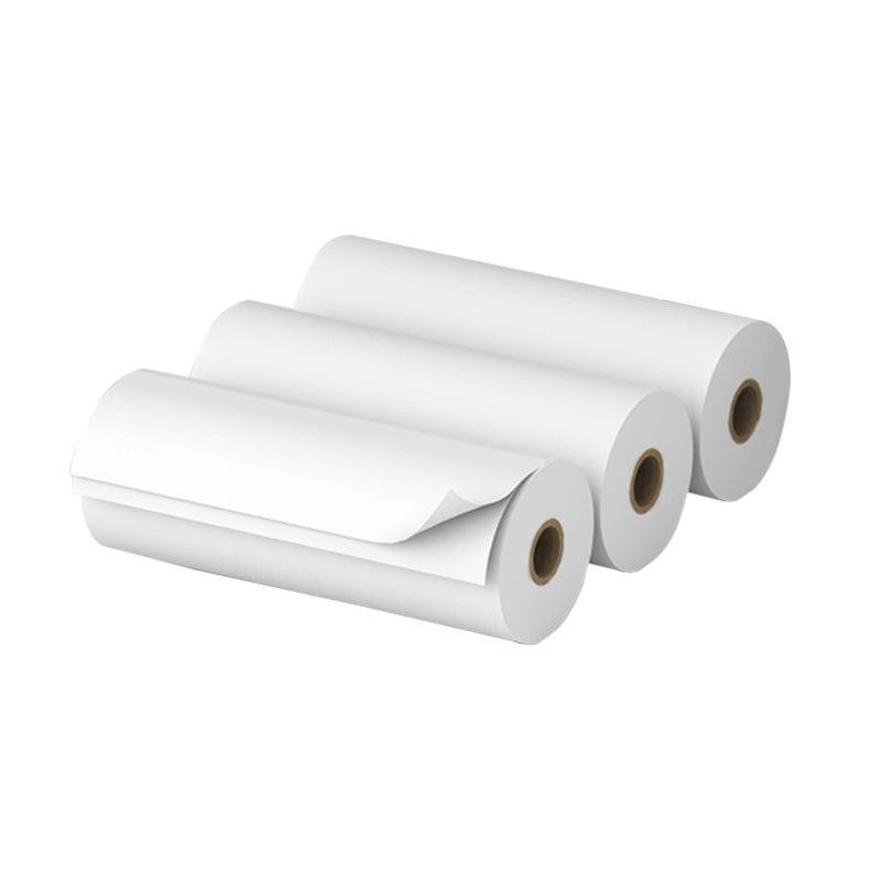 Thermal Paper Roll: 77*30mm Full Sticky Thermal Paper - 10-Year Print Retention Waterproof Oil-Proof Anti-Friction Thermal Paper for PeriPage A9 Series Mini BT Thermal Printers Home Office Study Use - Image 4