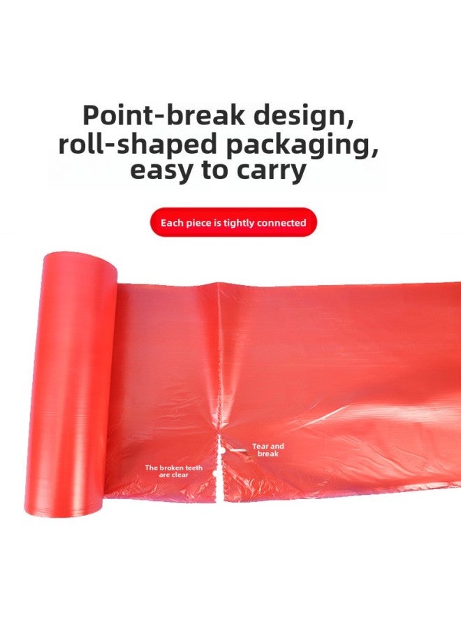 Disposable Tablecloth Roll-mounted Point-cut Tablecloth Household Kitchen Restaurant Hotel Wedding Banquet Oil-proof Drain-proof Printing-Specifications:180*180*20 (red) - Image 2