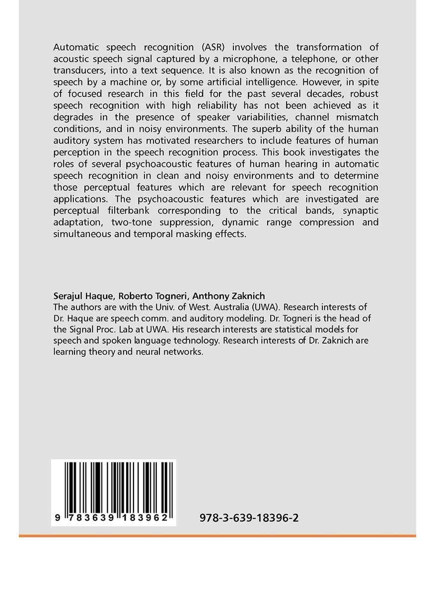 Auditory Features for Speech Recognition and Enhancement  - Image 2