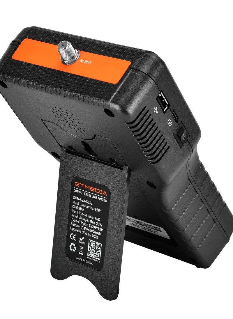 GT Media - GTMEDIA V8 Finder Max Satellite TV Finder Meter 4.3'' LCD DVB-S/S2/S2X H.265 Better Then V8 Finder 2 Pro2 V7 S5X SATLINK WS-6933 - Image 1