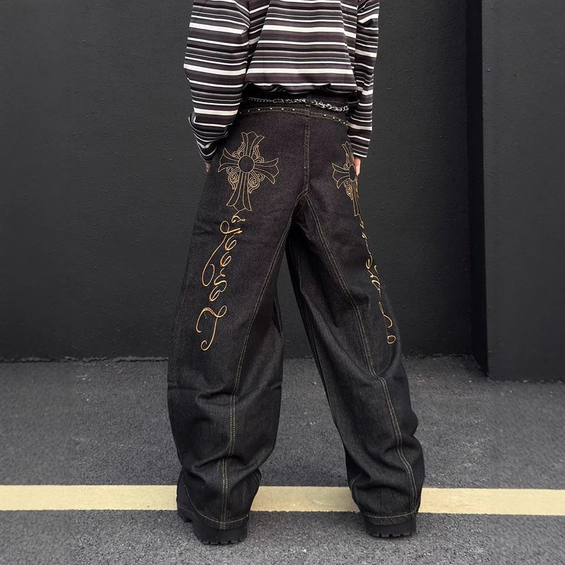 Unisex Casual Daily Denim Jeans - Image 2