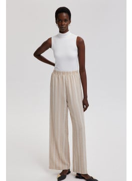 Touche Elastic Waist Striped Trousers  - Image 1