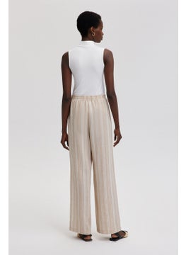 Touche Elastic Waist Striped Trousers  - Image 5