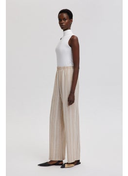 Touche Elastic Waist Striped Trousers  - Image 4